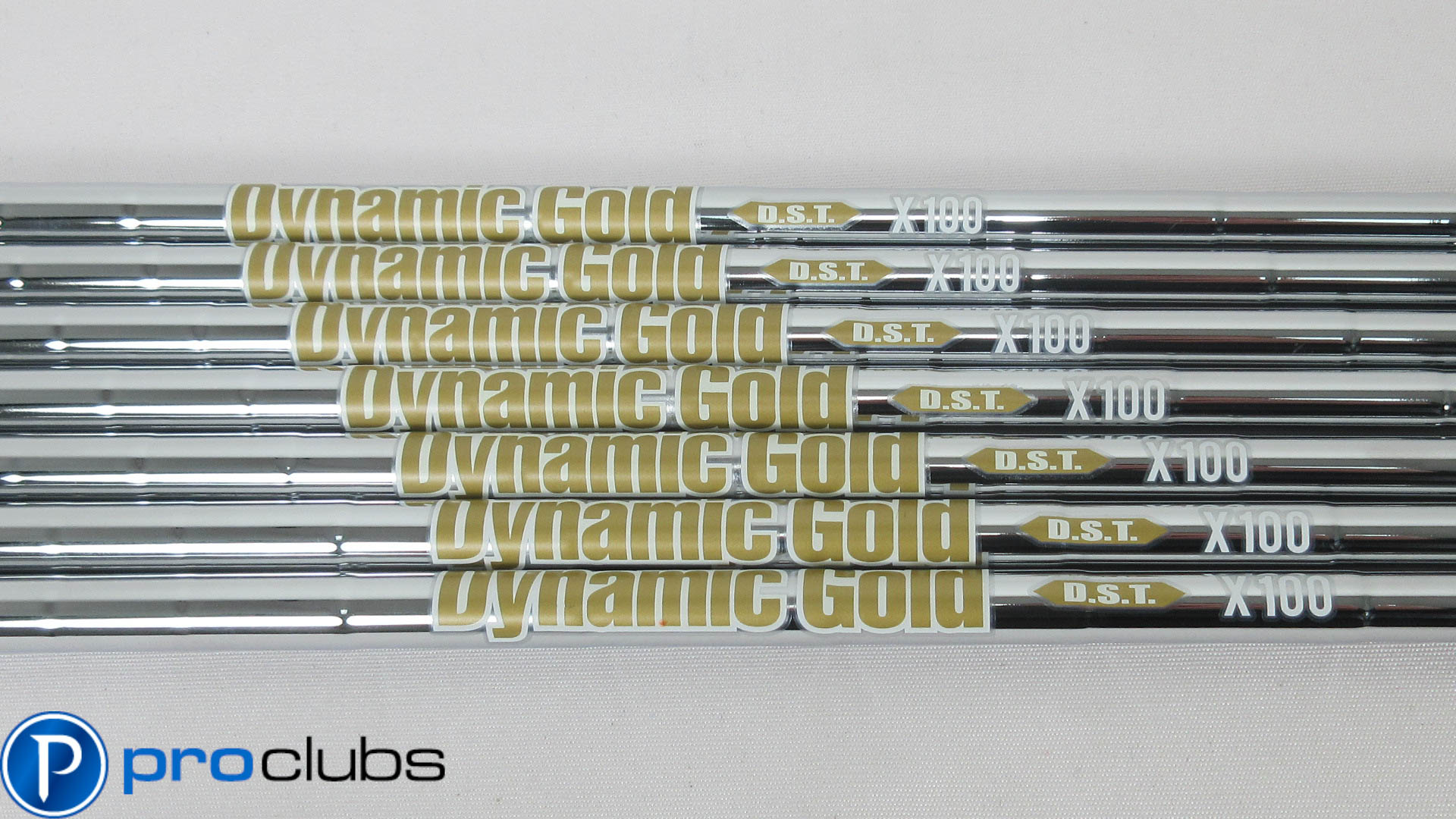 NEW TRUE TEMPER DYNAMIC GOLD D.S.T. X100 STEEL IRON SHAFTS 4